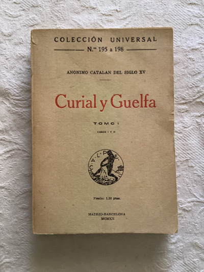 Curial y Guelfa I An nimo catal n del siglo XV Libros de