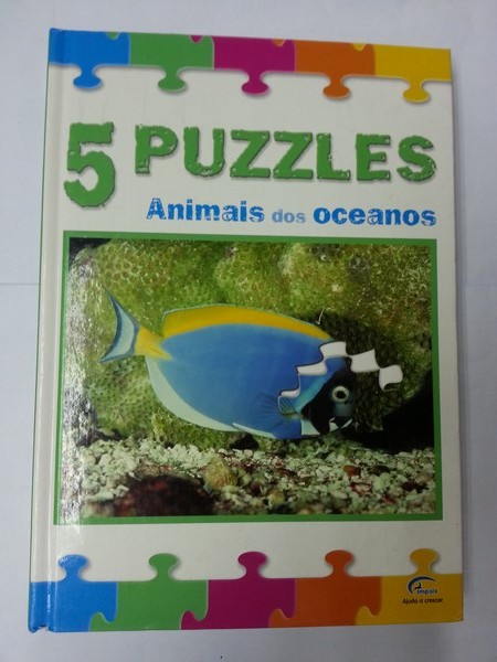 5 puzzles. Animais dos oceanos