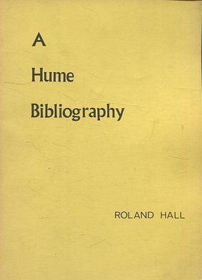 A HUME BIBLIOGRAPHY.