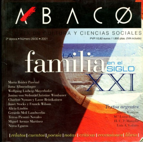 ABACO. REVISTA DE CULTURA Y CIENCIAS SOCIALES. NUM. 29/30.