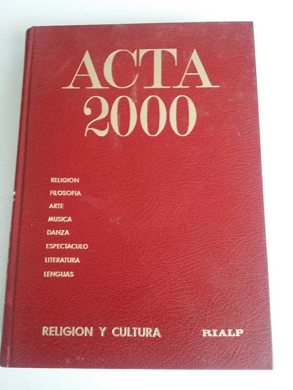 Acta 2000. tomo 1