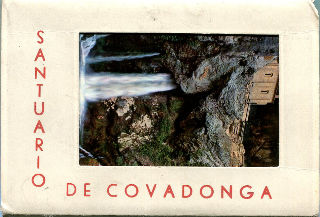 ALBUM DE POSTALES DEL SANTUARIO DE COVADONGA/POSTCARD ALBUM OF SANTUARY DE COVADONGA.