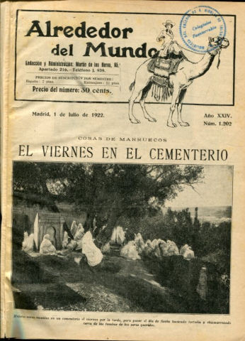 ALREDEDOR DEL MUNDO AÑO XXIV- NUMEROS 1202 A 1233, JULIO 1922 A FEBRERO DE 1923.