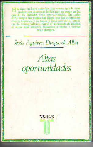 ALTAS OPORTUNIDADES.