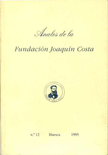 ANALES DE LA FUNDACION JOAQUIN COSTA. Nº 12.