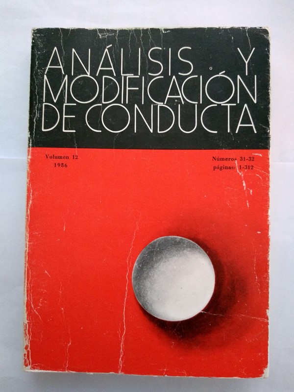 Análisis y modificación de conducta. 12