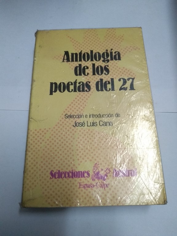 Antología de los poetas del 27