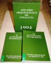 Anuario Arqueológico de Andalucía. Año 1994. Tomo II. Actividades Sistemáticas y Tomo III. Actividades de Urgencia. Falta Tomo I. Sumario.