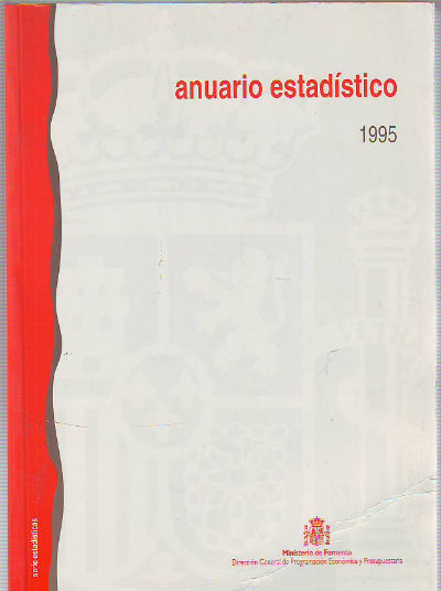 ANUARIO ESTADISTICO 1995. MINISTERIO DE OBRAS PUBLICAS, TRANSPORTES Y MEDIO AMBIENTE.