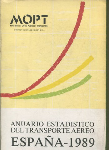 ANUARIO ESTADISTICO DEL TRANSPORTE AEREO. ESPAÑA-1989.