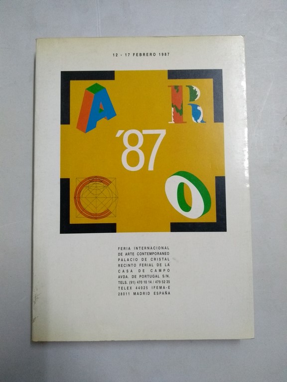 Arco '87. Arte contemporáneo – Feria internacional de Madrid