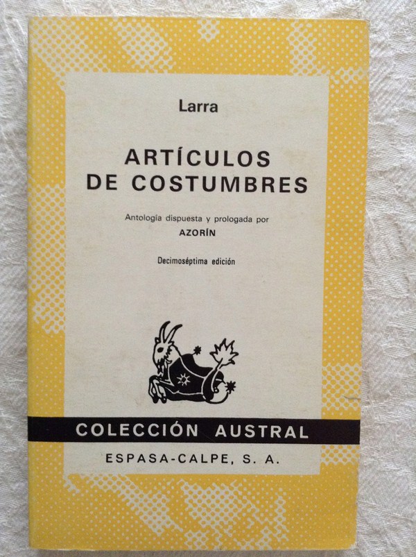 Artículos de costumbres