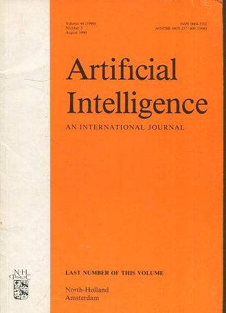 ARTIFICIAL INTELLIGENCE AN INTERNACIONAL JOURNAL. VOLUME 44. Number 3.