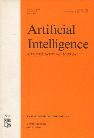 ARTIFICIAL INTELLIGENCE AN INTERNACIONAL JOURNAL. VOLUME 42. Number 2-3.