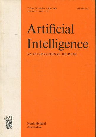 ARTIFICIAL INTELLIGENCE AN INTERNACIONAL JOURNAL. VOLUME 23. Number 1.