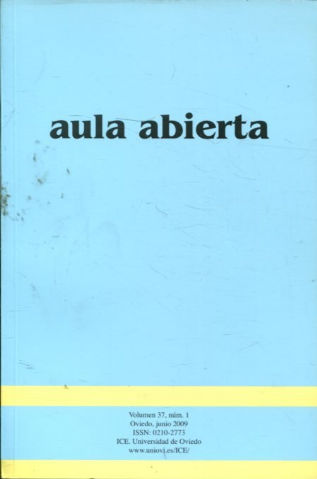 AULA ABIERTA. VOLUMEN 37, NUM. 1.