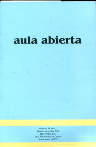 AULA ABIERTA. VOLUMEN 38, NUM. 2.