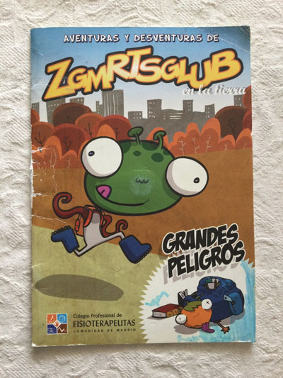 Aventuras y desventuras de Zgmrtsglub en la tierra