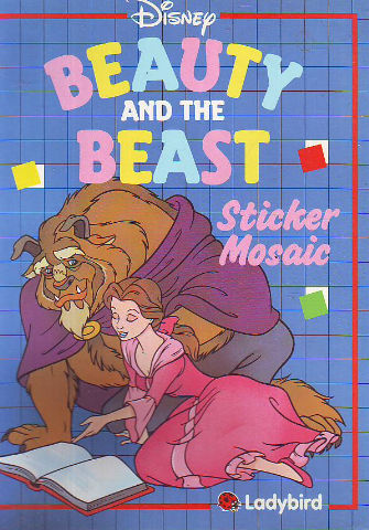 BEAUTY AND THE BEAST. STICKER MOSAIC.