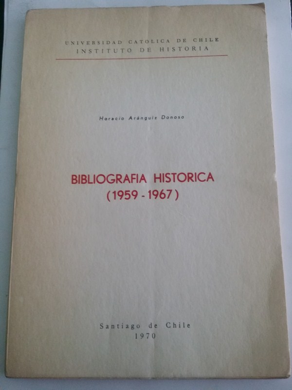 Bibliografia historica (1959 – 1967)