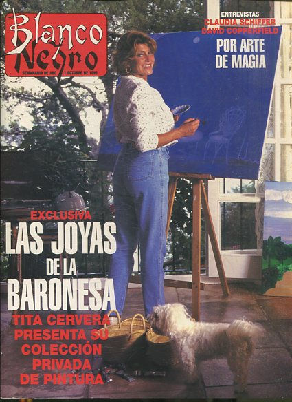 BLANCO Y NEGRO SEMANARIO DE ABC 1 OCTUBRE DE 1995. LAS JOYAS DE LA BARONESA.