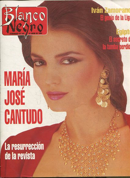 BLANCO Y NEGRO SEMANARIO DE ABC. 18 JUNIO DE 1995. MARIA JOSE CANTUDO.