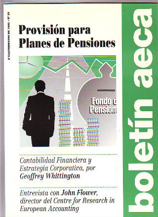 BOLETIN AECA, Nº 29: PREVISION PARA PLANES DE PENSIONES.