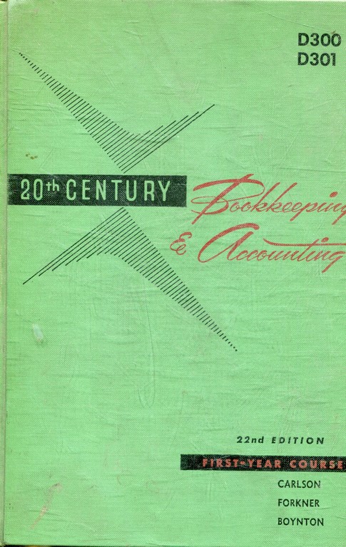 BOOKKEEPING AND ACCOUNTING 20th. CENTURY.