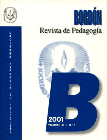 BORDON, REVISTA DE PEDAGOGIA. VOLUMEN 53, Nº 1.