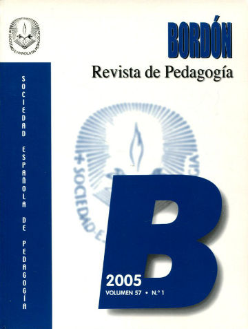 BORDON, REVISTA DE PEDAGOGIA. VOLUMEN 57, Nº 1.