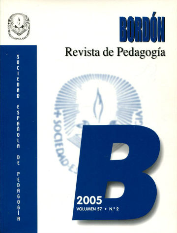 BORDON, REVISTA DE PEDAGOGIA. VOLUMEN 57, Nº 2.