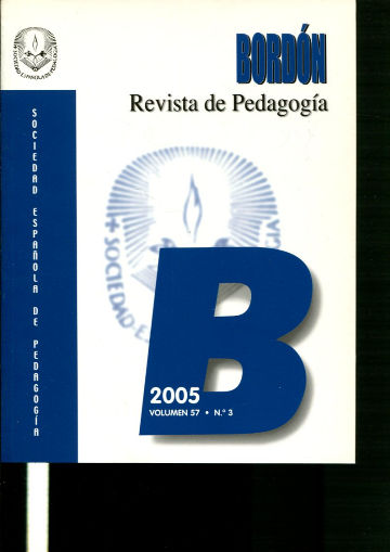 BORDON, REVISTA DE PEDAGOGIA. VOLUMEN 57, Nº 3.