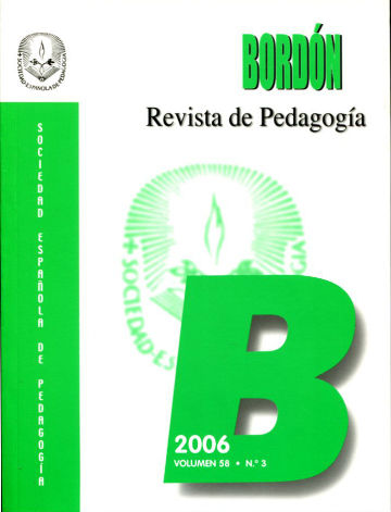 BORDON, REVISTA DE PEDAGOGIA. VOLUMEN 58, Nº 3.