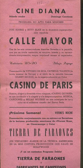 CALLE MAYOR/ NO-D- / CASINO DE PARIS.