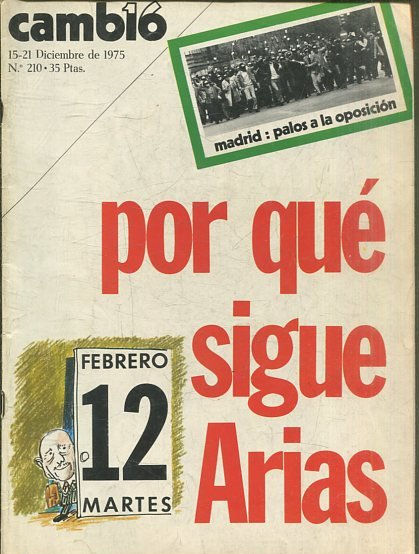 CAMB16, 15-21 DICIEMBRE DE 1975, Nº 210. POR QUE SIGUE ARIAS.