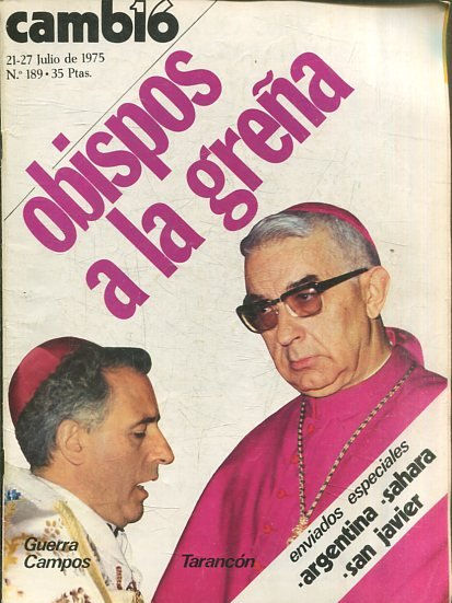 CAMB16, 21-27 JULIO DE 1975, Nº 189. OBISPOS A LA GREÑA.