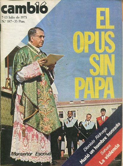 CAMB16, 7-13 JULIO DE 1975. Nº 187. EL OPUS SIN PAPA.