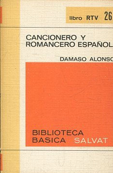 CANCIONERO Y ROMANCERO ESPAÑOL.