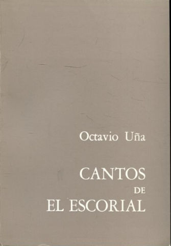 CANTOS DE EL ESCORIAL.