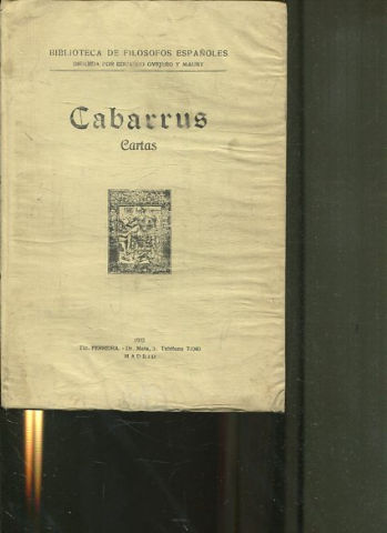 CARTAS SOBRE LOS OBSTACULOS QUE LA NATURALEZA, LA OPINION Y LAS LEYES OPONEN A LA FELICIDAD PUBLICA.