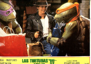 CARTELERA DE CINE-MOVIE POSTER: LAS TORTUGAS NINJA III.