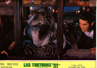 CARTELERA DE CINE-MOVIE POSTER: LAS TORTUGAS NINJA III.