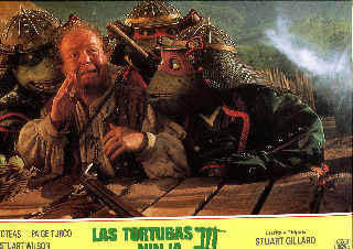 CARTELERA DE CINE-MOVIE POSTER: LAS TORTUGAS NINJA III.