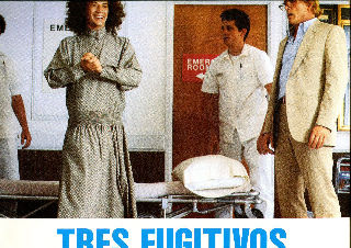 CARTELERA DE CINE-MOVIE POSTER: TRES FUGITIVOS.