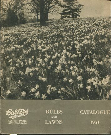 CARTERS TESTED SEEDS LTD. BULBS AND LAWNS. CATALOGUE 1951.