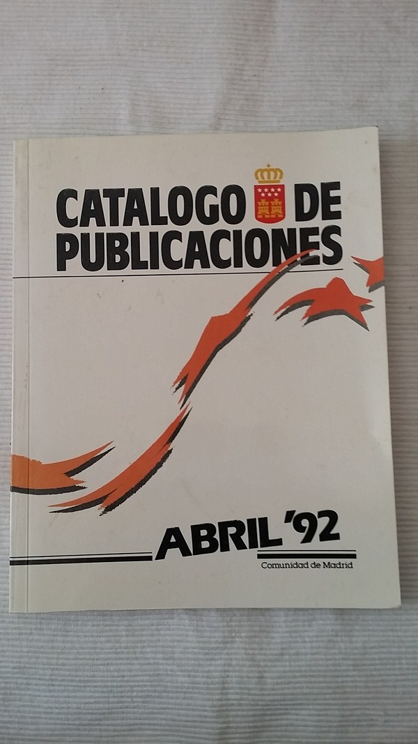 Catalogo de publicaciones. Abril 1992