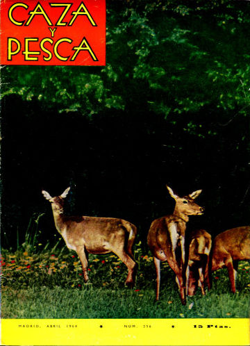 CAZA Y PESCA. CALENDARIO MENSUAL ILUSTRADO DE CAZA, PESCA, ARMAS Y GUARDERIA. Nº 256.