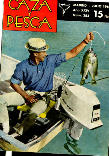 CAZA Y PESCA. CALENDARIO MENSUAL ILUSTRADO DE CAZA, PESCA, ARMAS Y GUARDERIA. Nº 283.