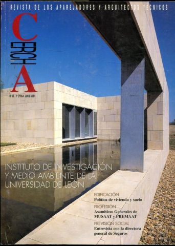 CERCHA. Nº 60. REVISTA DE LOS APAREJADORES Y ARQUITECTOS TECNICOS. INSTITUTO DE INVESTIGACION Y MEDIO AMBIENTE DE LA UNIVERSIDAD DE LEON.