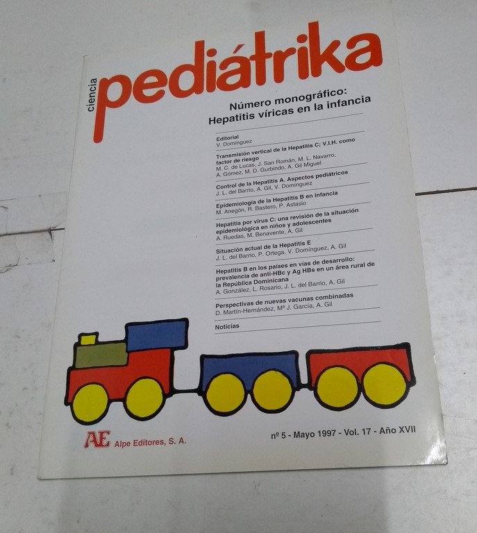 Ciencia Pediátrika. Número monográfico: Hepatitis víricas en la infancia, nº 5